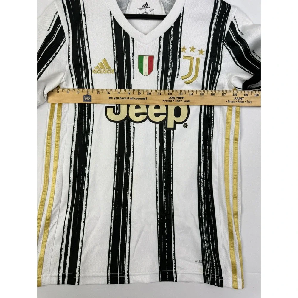 JUVENTUS ADIDAS 2020/2021 FOOTBALL SOCCER HOME JERSEY #7 RONALDO SIZE S EI9894
